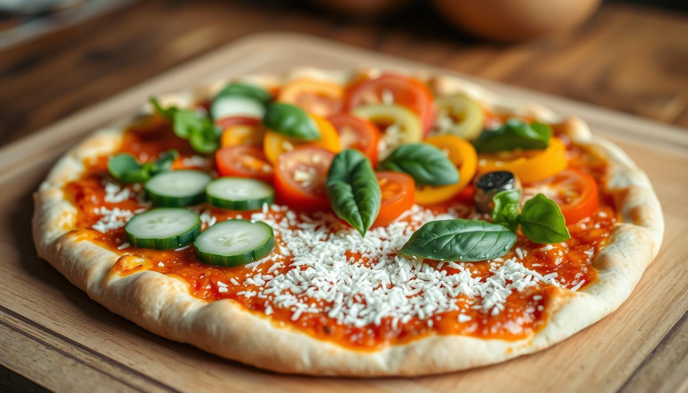 salad pizza